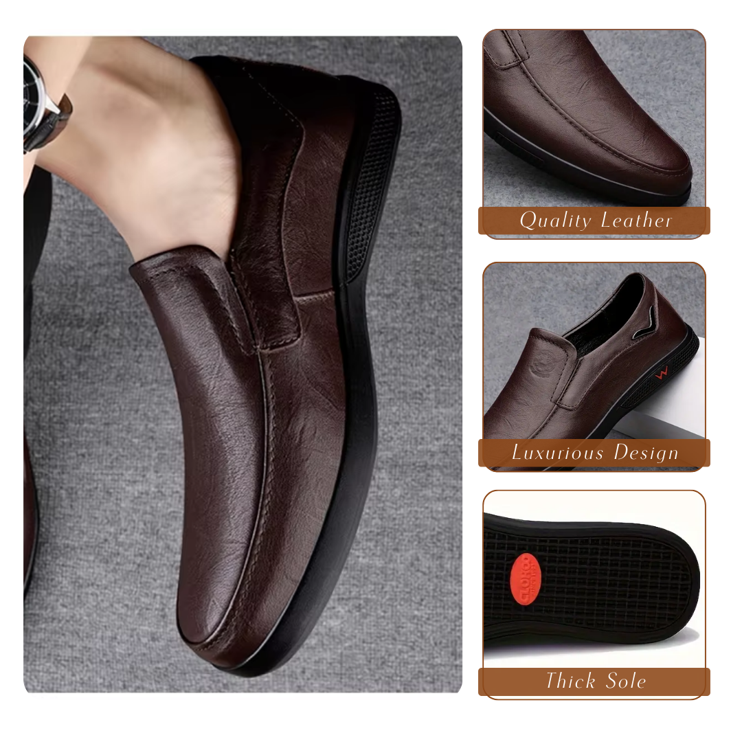 Aiden | Chaussures en cuir décontractées à enfiler