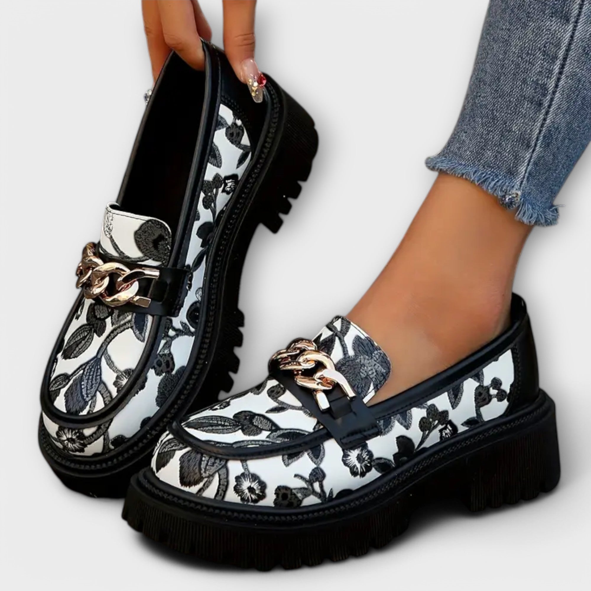 Sandra™ Mocassins Retro Élégants
