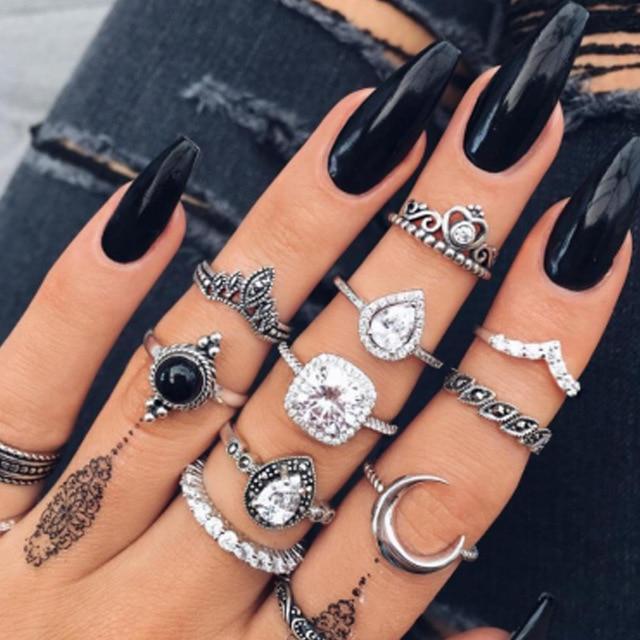 Ensemble premium unique avec 8 à 12 bagues