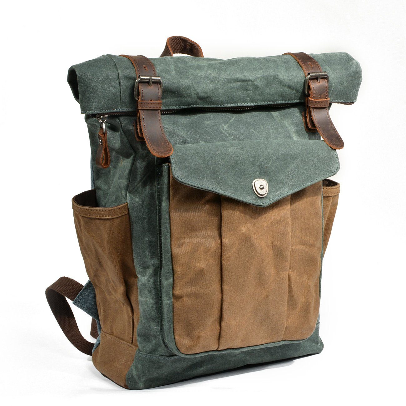 Sac à dos Rolltop en toile cirée | MARSEILLE