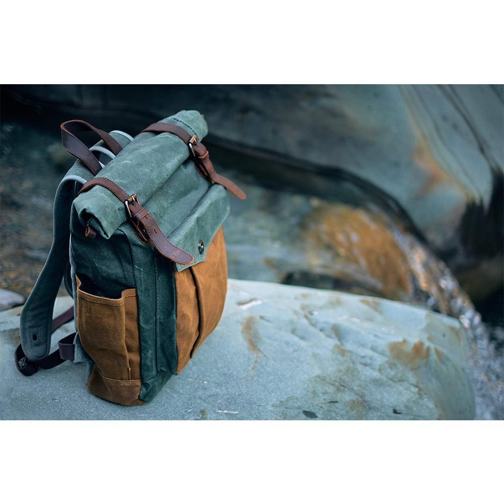 Sac à dos Rolltop en toile cirée | MARSEILLE