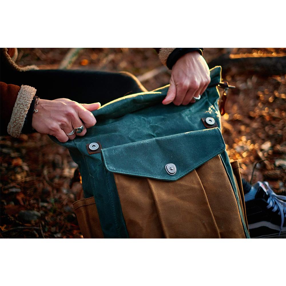 Sac à dos Rolltop en toile cirée | MARSEILLE