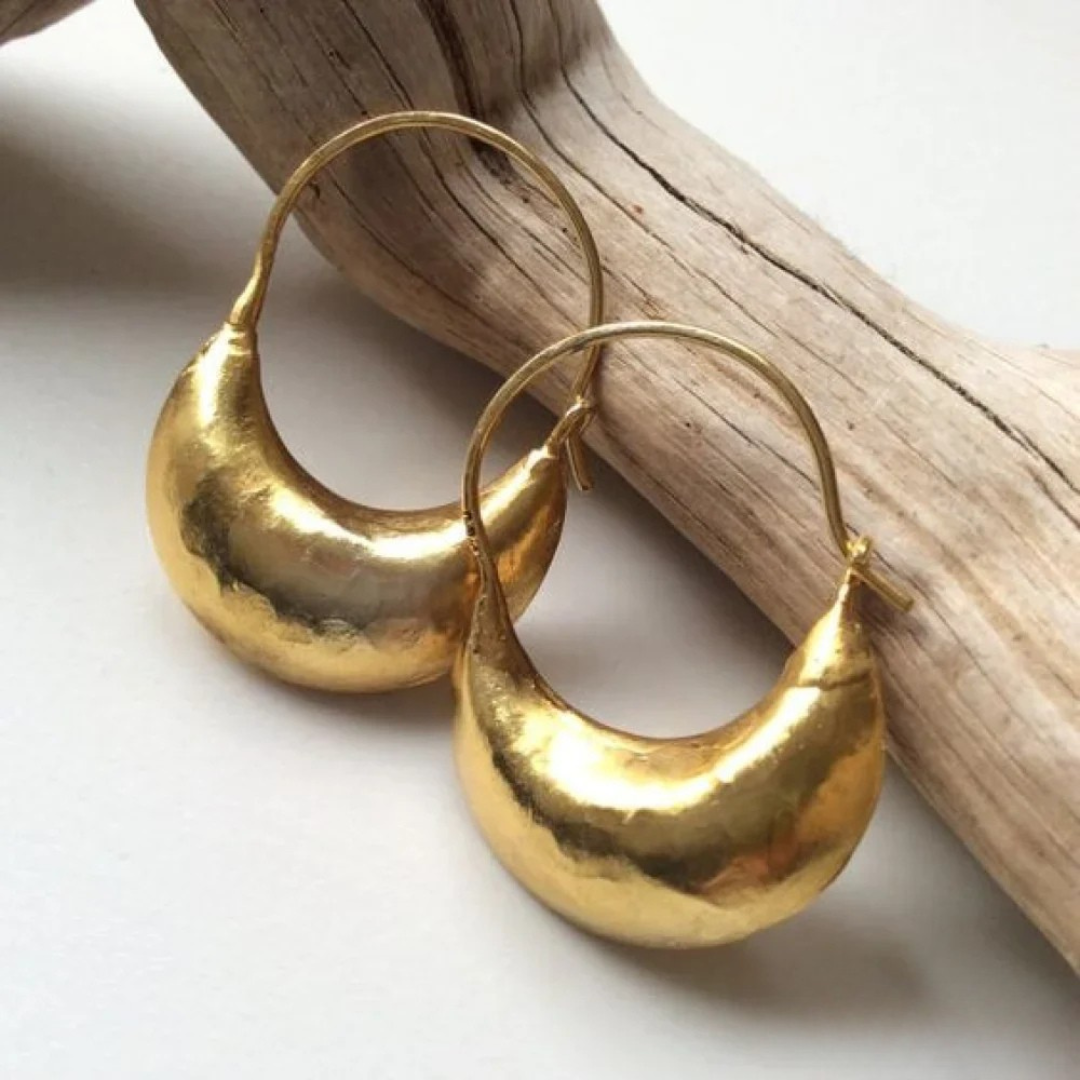 Vintage Goldene Ohrringe