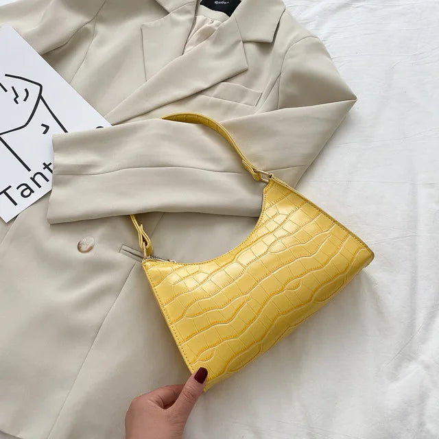 Tess™ | Sac à bandoulière scintillant avec motif crocodile