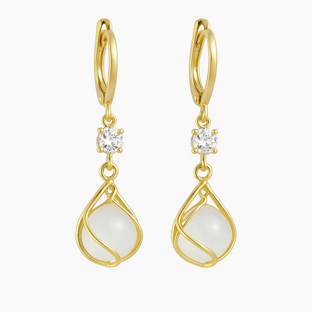 Vintage Ohrringe aus Gold