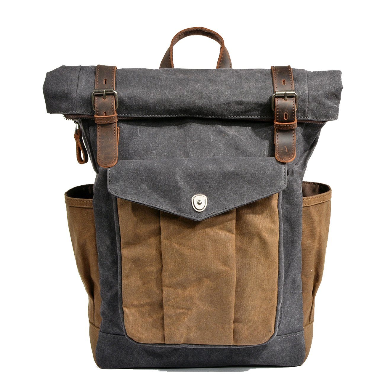 Sac à dos Rolltop en toile cirée | MARSEILLE