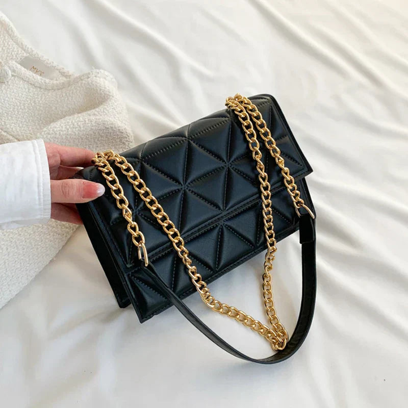 Clara™ | Sac à épaule carré matelassé classique