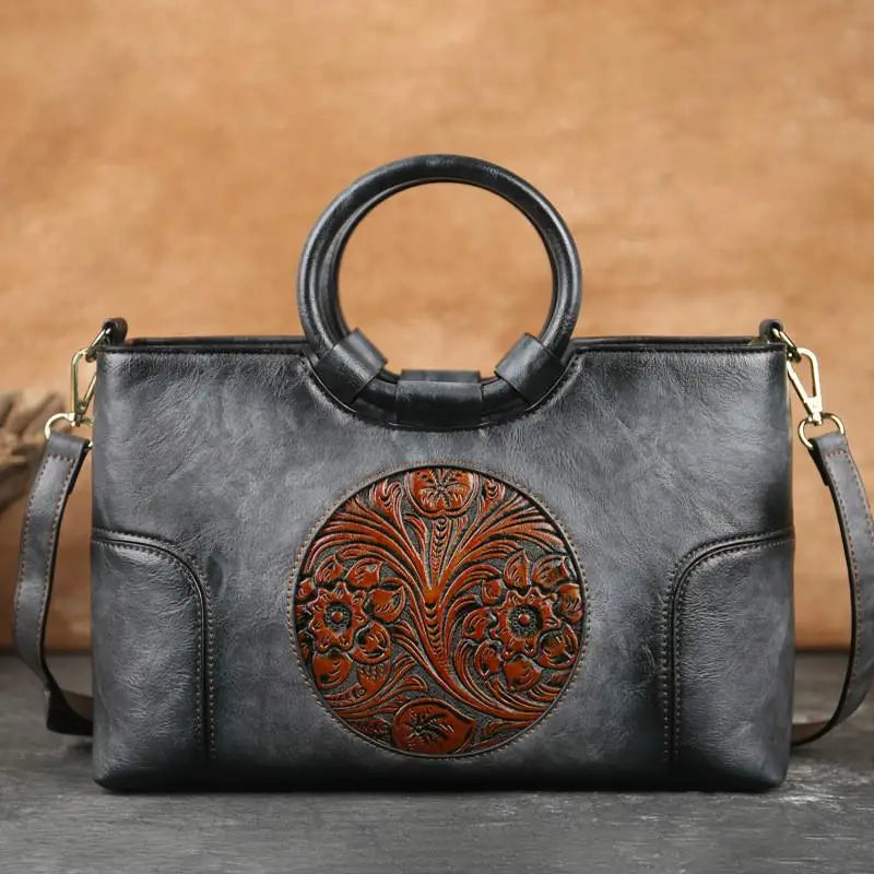 Lila™ | Sac à main vintage structuré