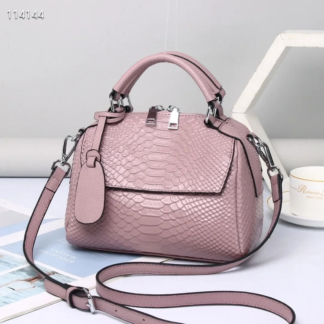 Lucy™ | Sac à main élégant avec embossage crocodile