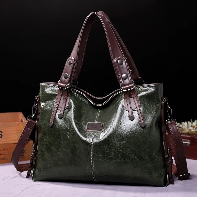 Anna™ | Sac en cuir souple avec deux anses et détails élégants