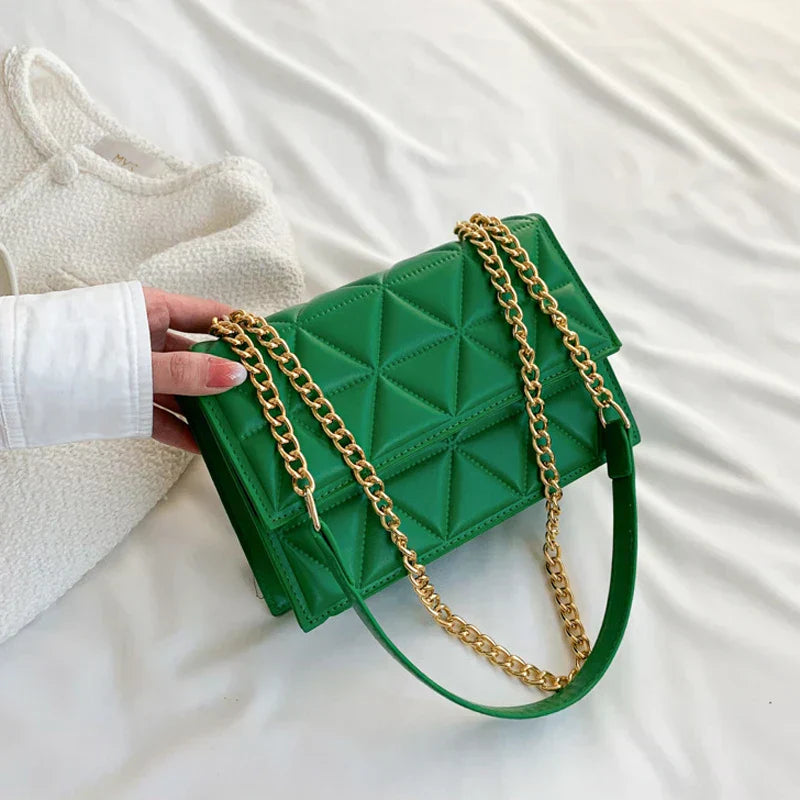 Clara™ | Sac à épaule carré matelassé classique
