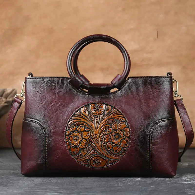 Lila™ | Sac à main vintage structuré