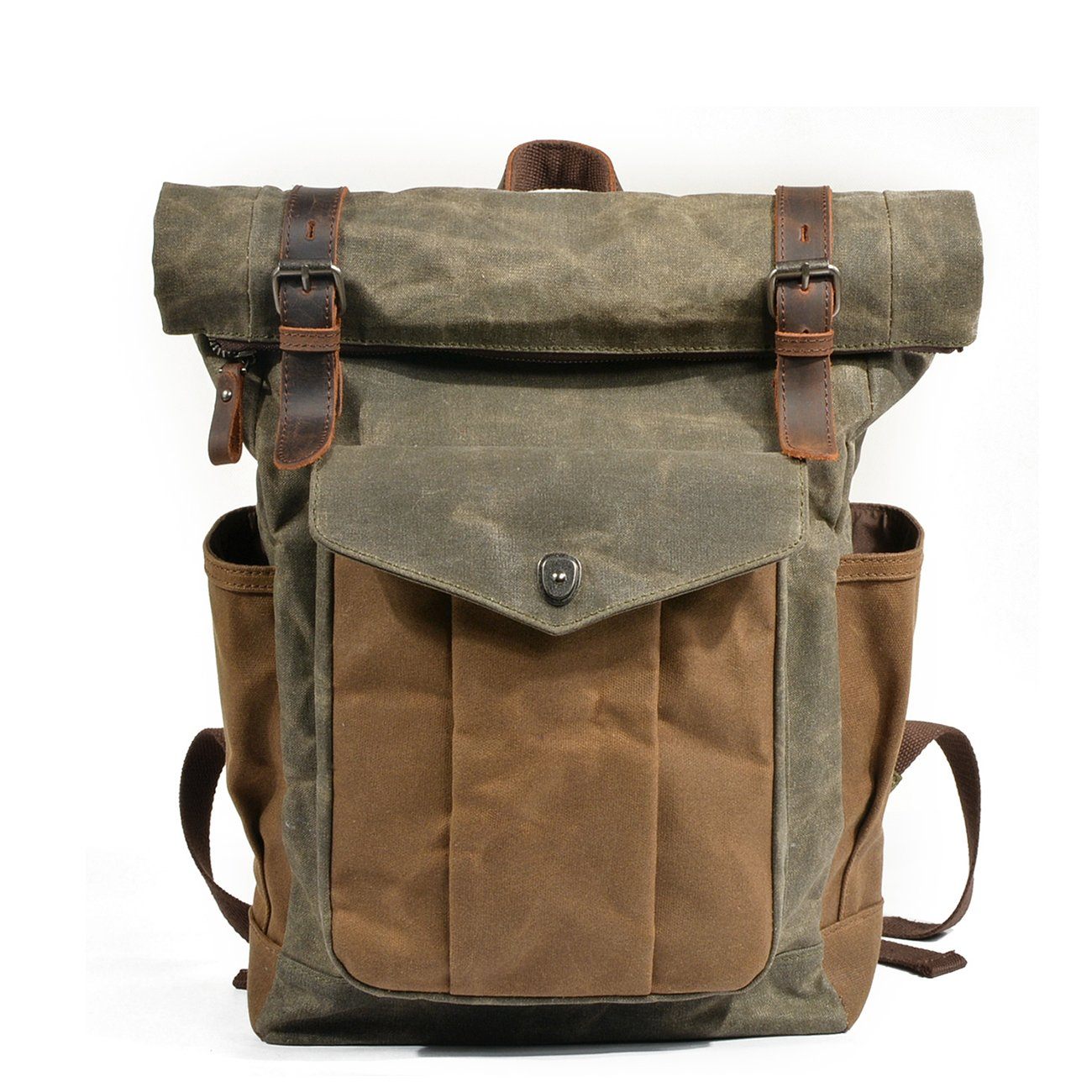 Sac à dos Rolltop en toile cirée | MARSEILLE